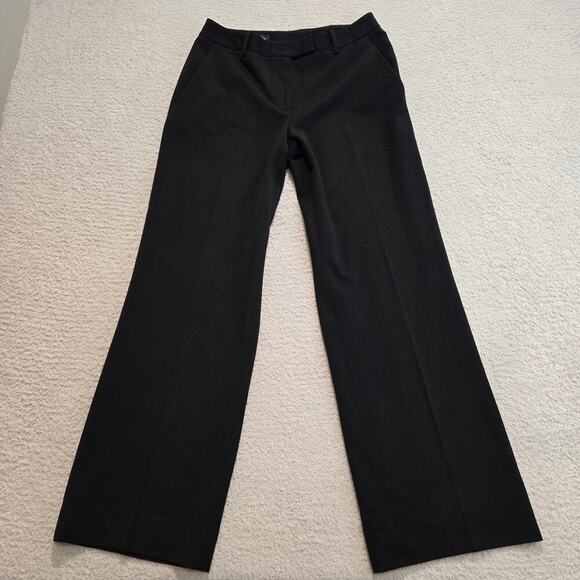 Brooks Brothers Stretch Black Dress Pants Bootcut Women's Size 6 Officecore - Picture 1 of 8